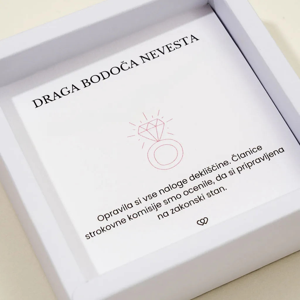 Draga bodoča nevesta