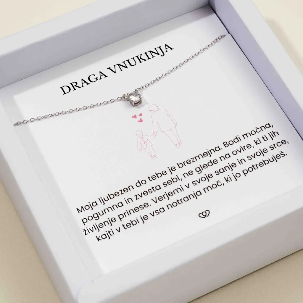 Draga vnukinja + verižica Eva – zlata