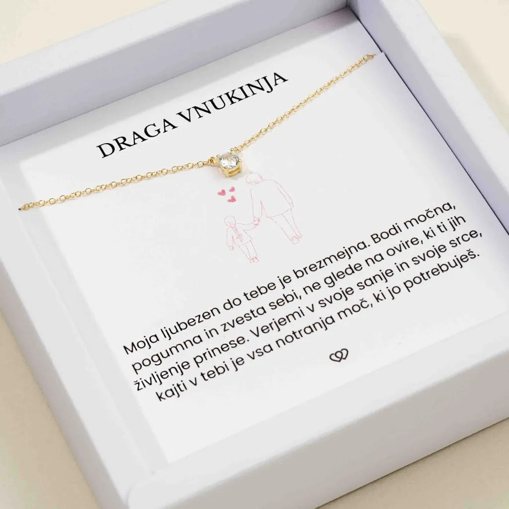 Draga vnukinja + verižica Eva – zlata