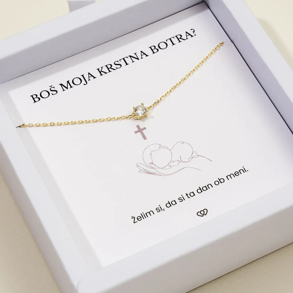 Boš moja krstna botra + Verižica Eva – zlata